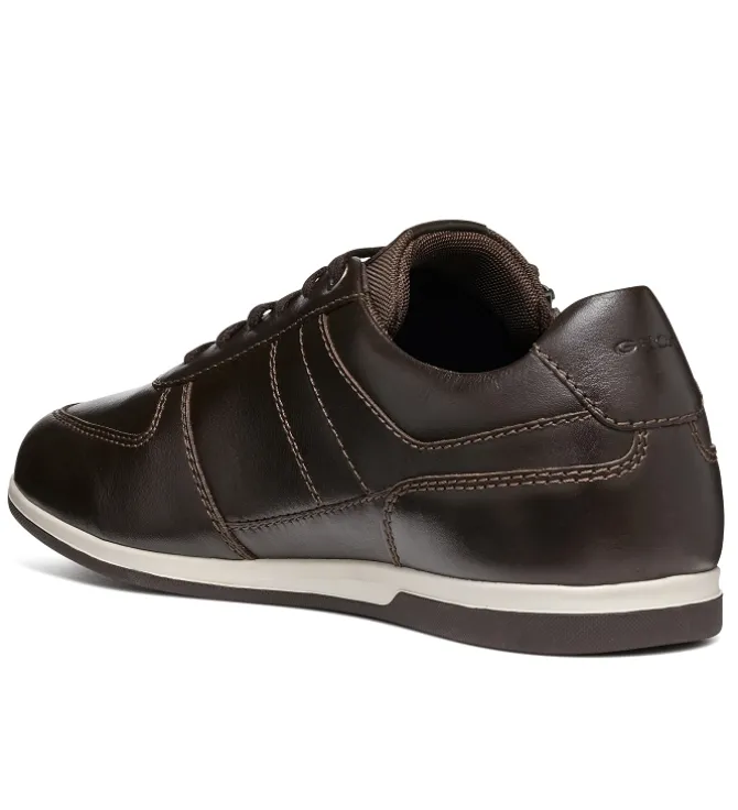chaussures a lacets - Confort et décontracté - homme - Toile - Marron - Geox