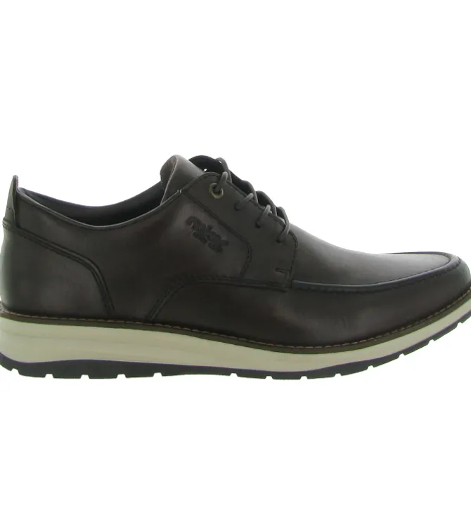 chaussures a lacets - Confort et décontracté - homme - Cuir - Marron - Rieker
