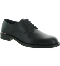 chaussures a lacets - Cérémonie - homme - Cuir - Noir - Tommy hilfiger