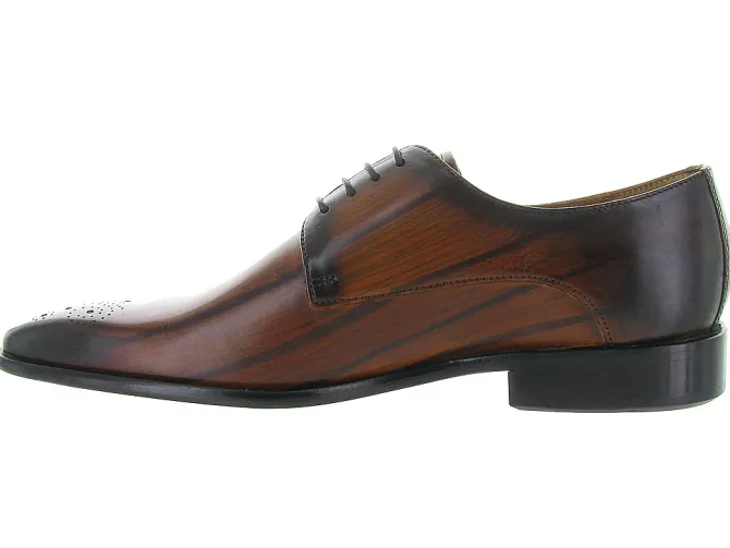 chaussures a lacets - Cérémonie - homme - Cuir - Marron - Melvin et hamilton