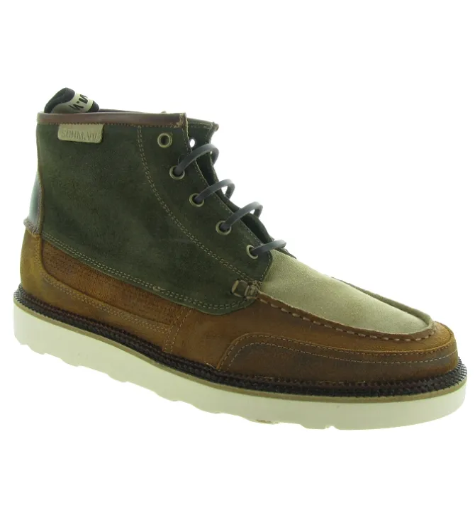chaussures a lacets - Cérémonie - homme - Nubuck - Marron - Schmoove