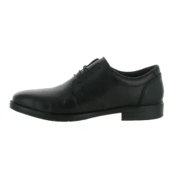chaussures a lacets - Cérémonie - homme - Cuir - Noir - Rieker