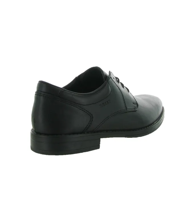 chaussures a lacets - Cérémonie - homme - Cuir - Noir - Rieker
