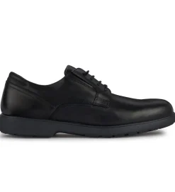 chaussures a lacets - Cérémonie - homme - Cuir - Noir - Geox