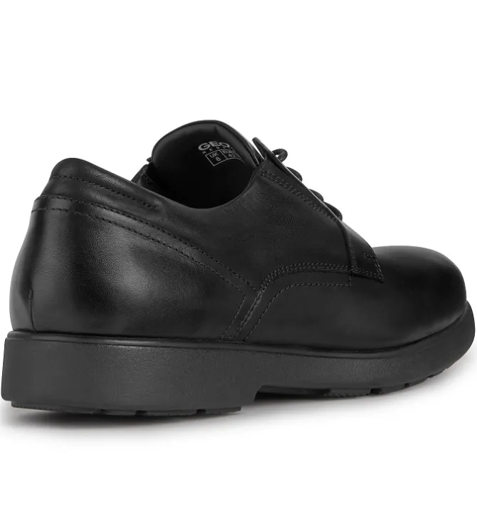 chaussures a lacets - Cérémonie - homme - Cuir - Noir - Geox