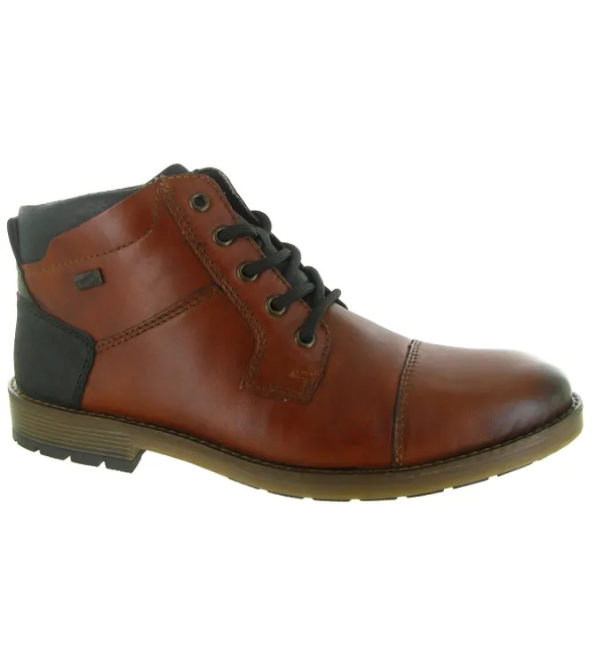 chaussures a lacets - Cérémonie - homme - Cuir - Marron - Rieker