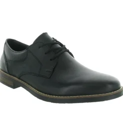chaussures a lacets - Cérémonie - homme - Cuir - Noir - Rieker