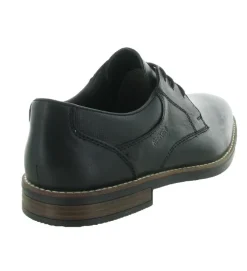 chaussures a lacets - Cérémonie - homme - Cuir - Noir - Rieker