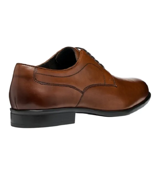 chaussures a lacets - Cérémonie - homme - Cuir - Marron - Geox