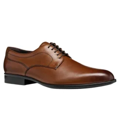 chaussures a lacets - Cérémonie - homme - Cuir - Marron - Geox