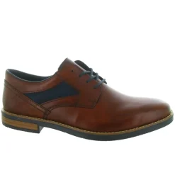 chaussures a lacets - Cérémonie - homme - Cuir - Marron - Rieker