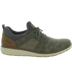 chaussures a lacets - Cérémonie - homme - Cuir - Gris - Rieker