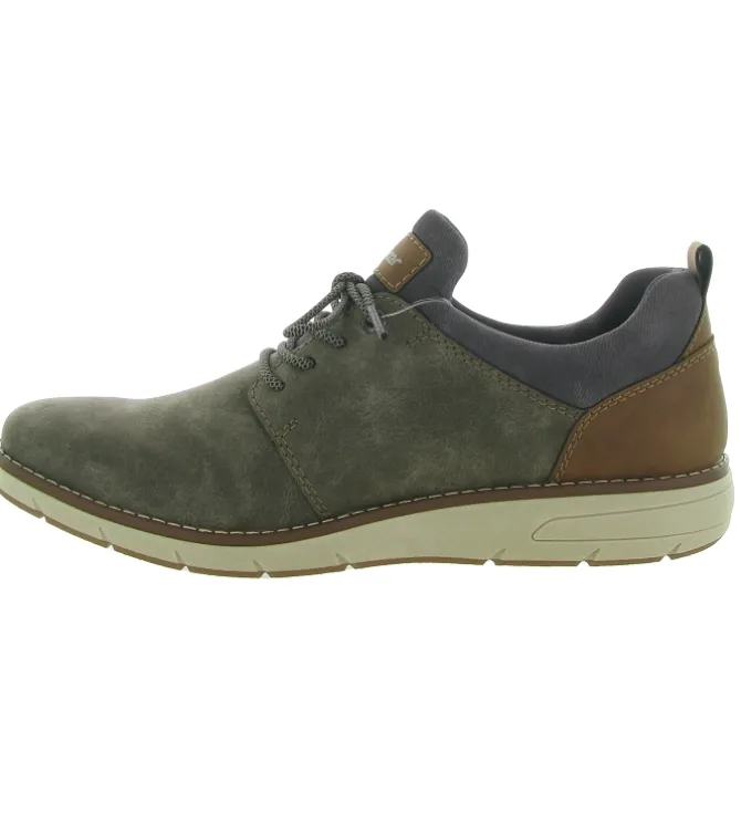 chaussures a lacets - Cérémonie - homme - Cuir - Gris - Rieker