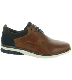 chaussures a lacets - Cérémonie - homme - Cuir - Marron - Rieker
