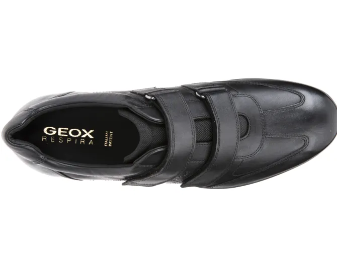chaussures a lacets - Cérémonie - homme - Cuir - Noir - Geox