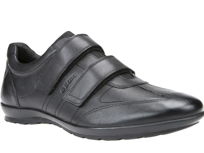 chaussures a lacets - Cérémonie - homme - Cuir - Noir - Geox