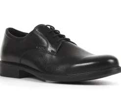 chaussures a lacets - Cérémonie - homme - Cuir - Noir - Geox