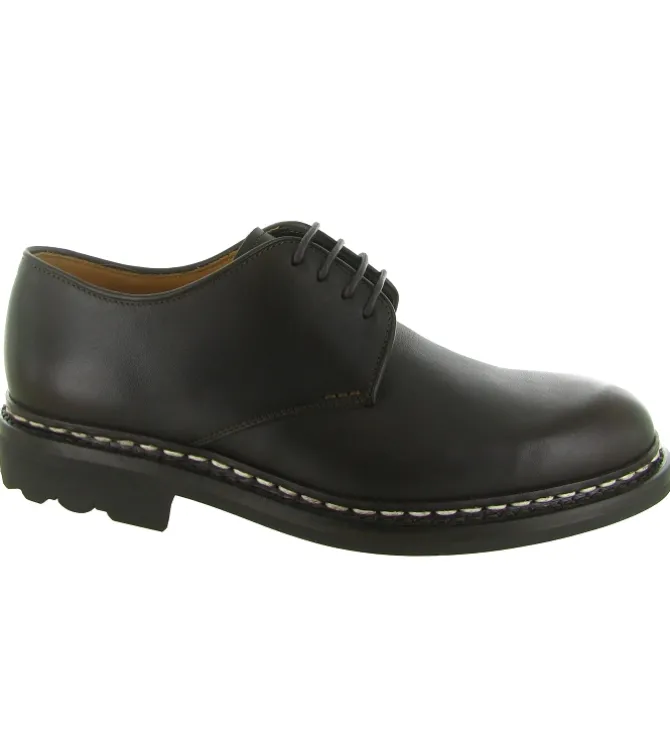 chaussures a lacets - Cérémonie - homme - Cuir - Marron - Heschung