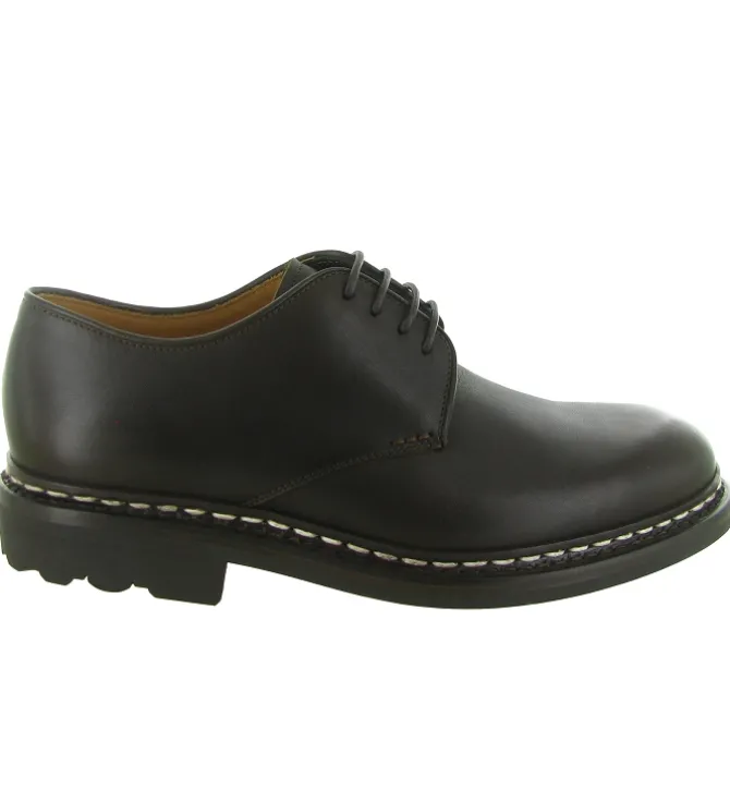 chaussures a lacets - Cérémonie - homme - Cuir - Marron - Heschung