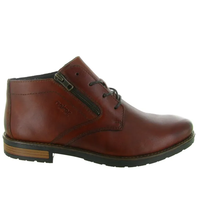 chaussures a lacets - Cérémonie - homme - Cuir - Marron - Rieker