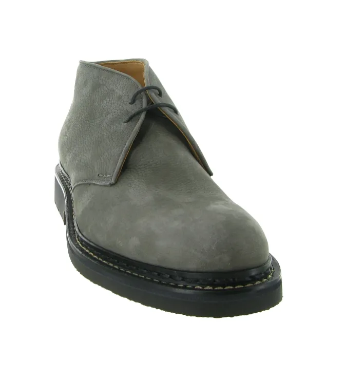 chaussures a lacets - Cérémonie - homme - Nubuck - Gris - Heschung