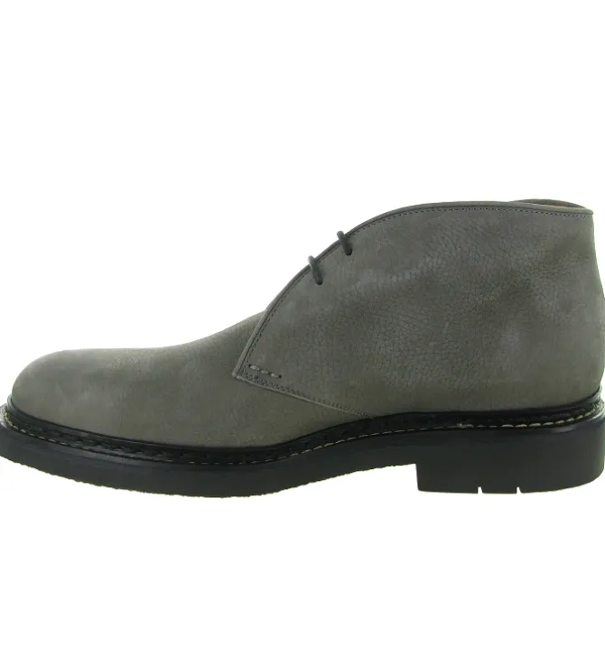 chaussures a lacets - Cérémonie - homme - Nubuck - Gris - Heschung