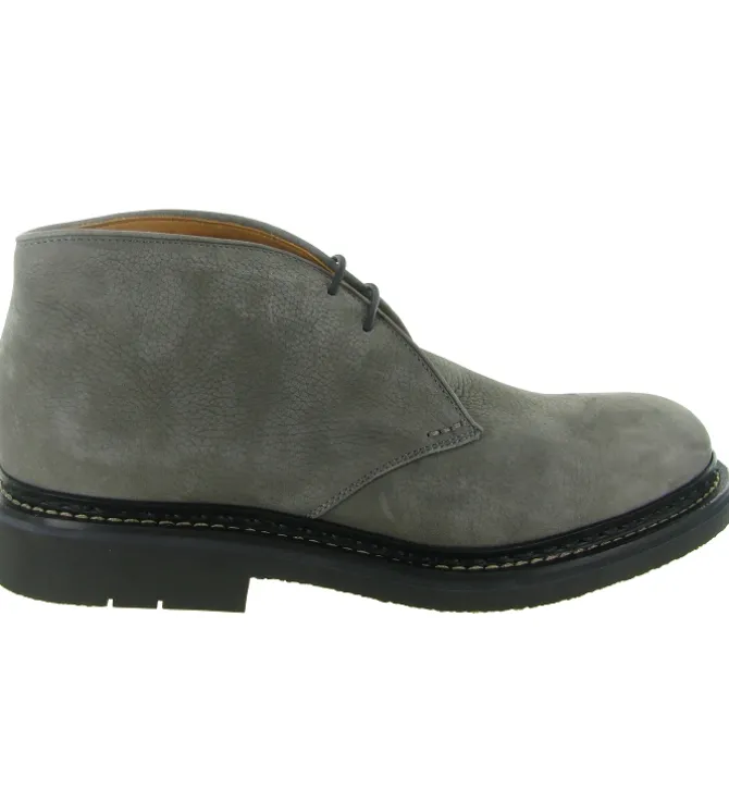 chaussures a lacets - Cérémonie - homme - Nubuck - Gris - Heschung