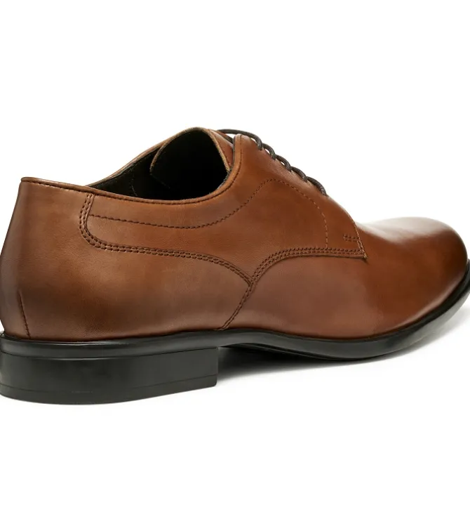 chaussures a lacets - Cérémonie - homme - Cuir - Marron - Geox