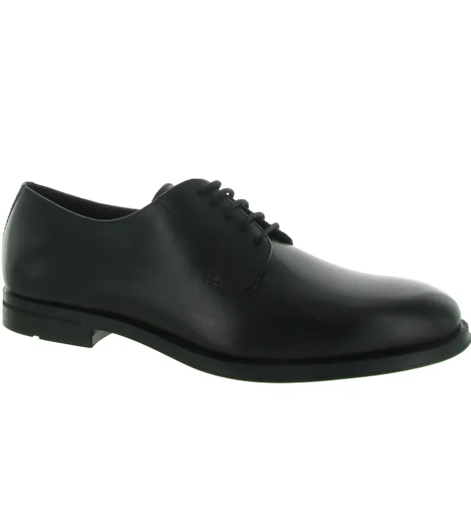 chaussures a lacets - Cérémonie - homme - Cuir - Noir - Geox