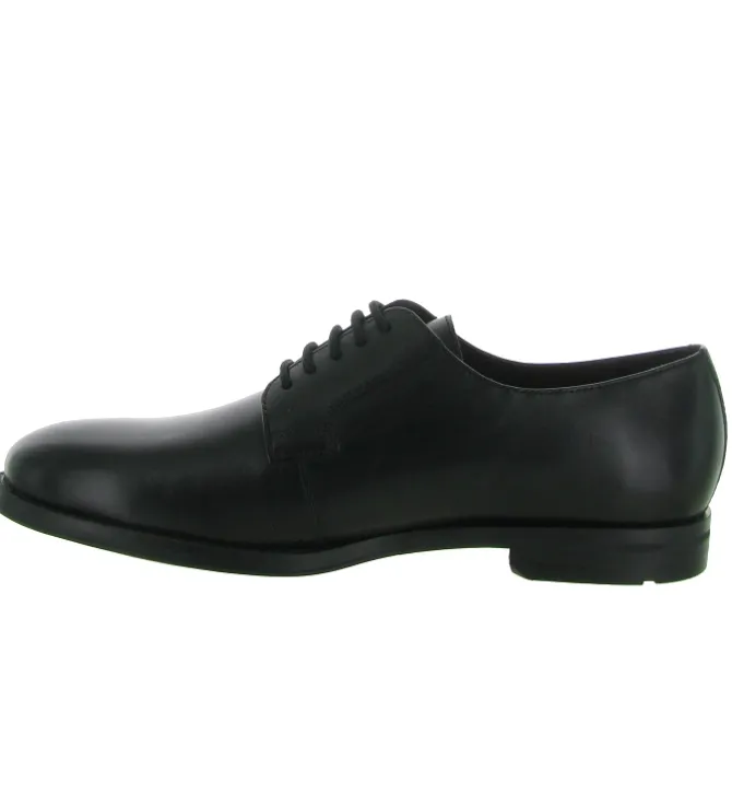 chaussures a lacets - Cérémonie - homme - Cuir - Noir - Geox