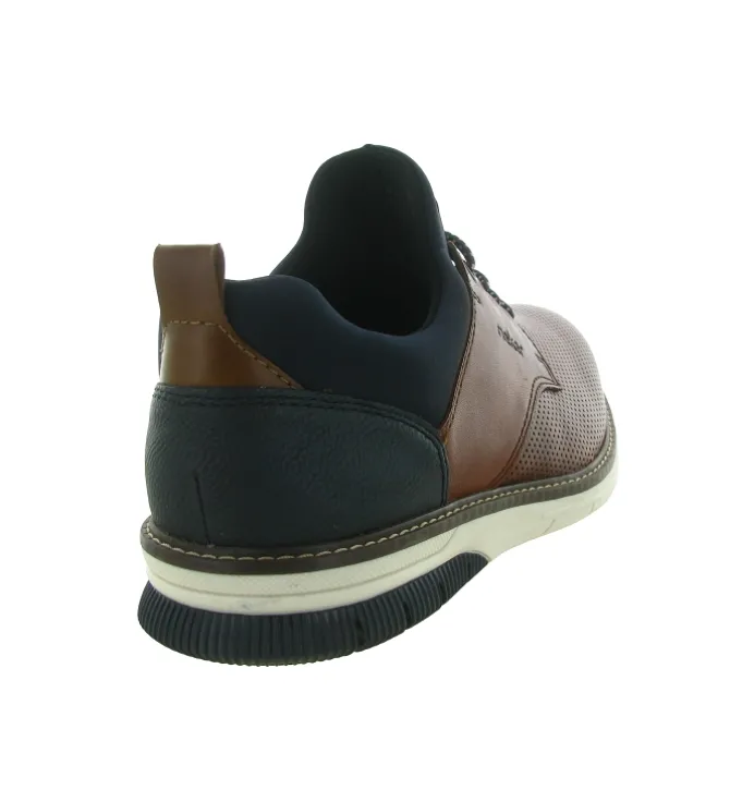 chaussures a lacets - Cérémonie - homme - Cuir - Marron - Rieker
