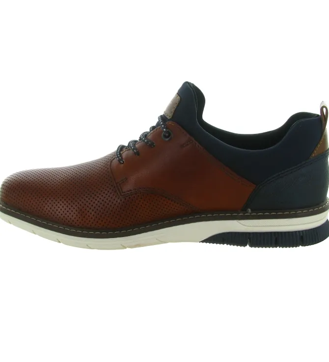 chaussures a lacets - Cérémonie - homme - Cuir - Marron - Rieker