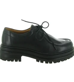 chaussures a lacets - Derby - femme - Cuir - Noir - Creator
