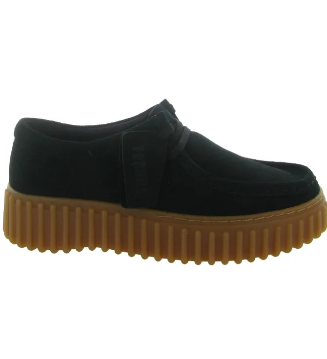 chaussures a lacets - Derby - femme - Nubuck - Noir - Clarks
