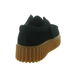chaussures a lacets - Derby - femme - Nubuck - Noir - Clarks
