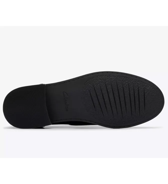 chaussures a lacets - Derby - femme - Cuir - Noir - Clarks