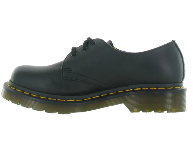 chaussures a lacets - Derby - femme - Cuir - Noir - Doc martens