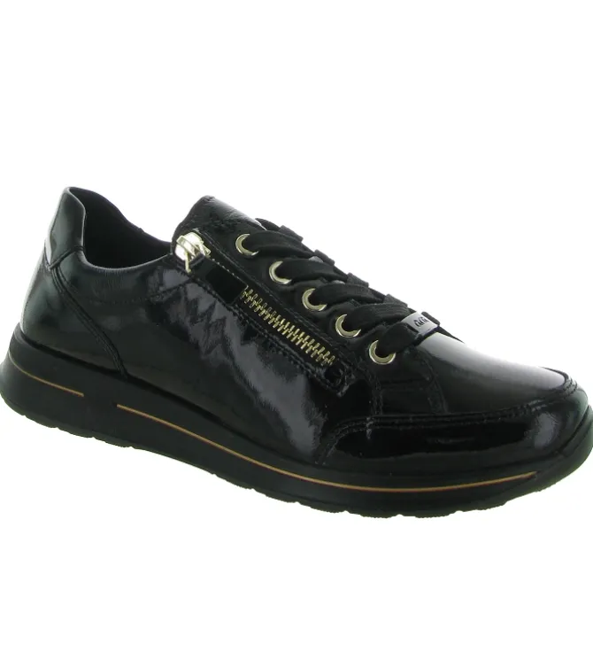 chaussures a lacets - Derby - femme - Cuir - Noir - Ara