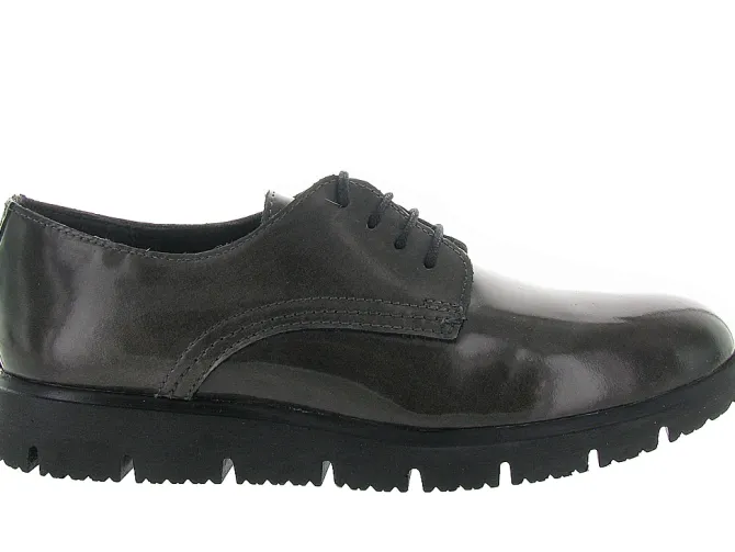 chaussures a lacets - Derby - femme - Cuir - Marron - Luparense srl