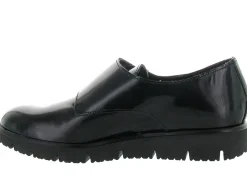 chaussures a lacets - Derby - femme - Cuir - Noir - Luparense srl