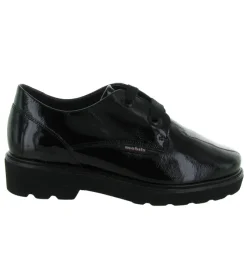 chaussures a lacets - Derby - femme - Cuir - Noir - Mephisto