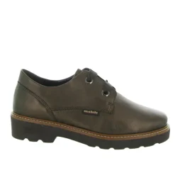 chaussures a lacets - Derby - femme - Cuir - Bronze - Mephisto