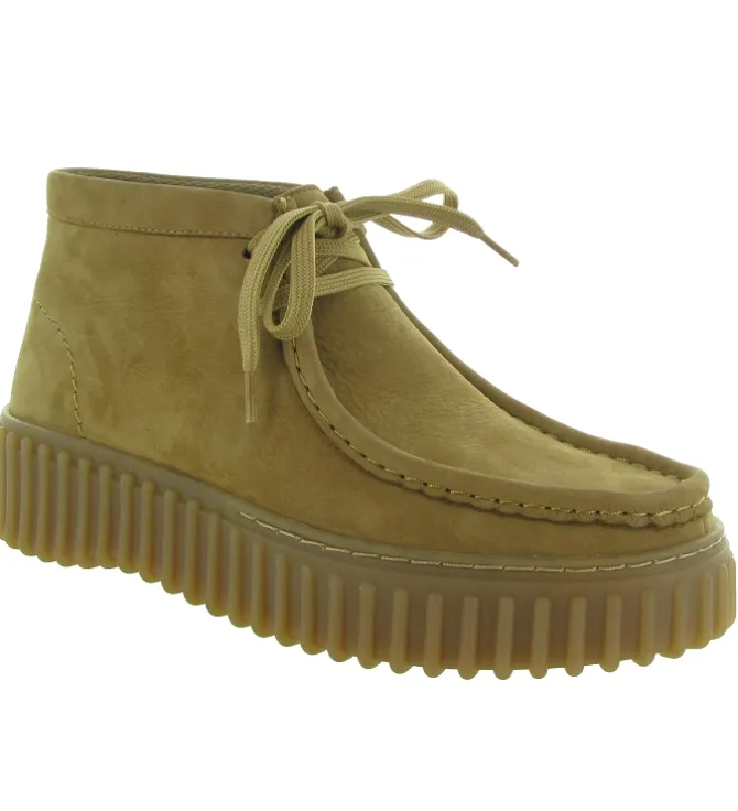 chaussures a lacets - Détente - femme - Nubuck - Marron - Clarks