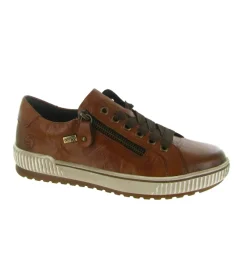 chaussures a lacets - Détente - femme - Cuir - Marron - Remonte