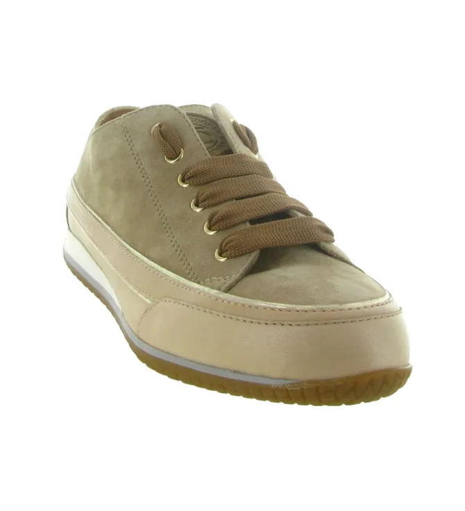 chaussures a lacets - Détente - femme - Cuir - Marron - Candice cooper