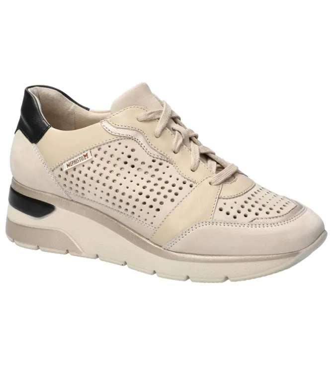 chaussures a lacets - Détente - femme - Cuir - Gris - Mephisto