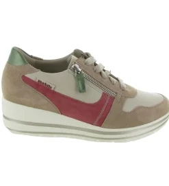 chaussures a lacets - Détente - femme - Cuir - Gris - Mephisto