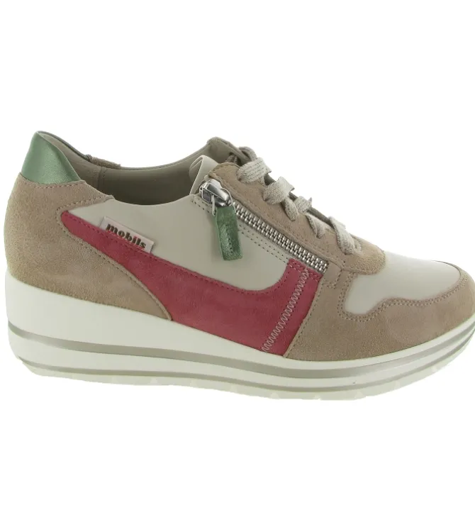 chaussures a lacets - Détente - femme - Cuir - Gris - Mephisto
