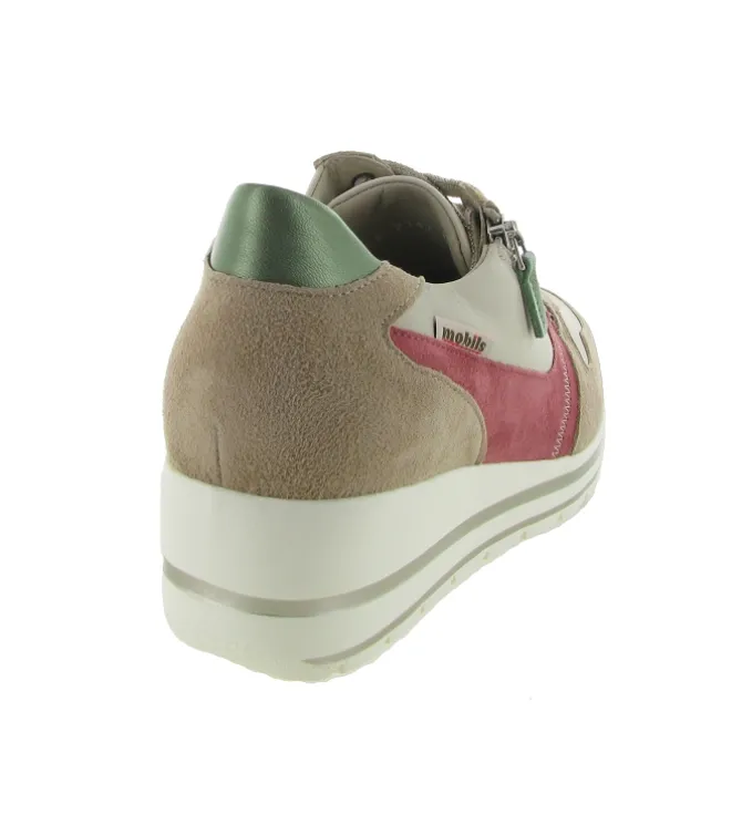 chaussures a lacets - Détente - femme - Cuir - Gris - Mephisto