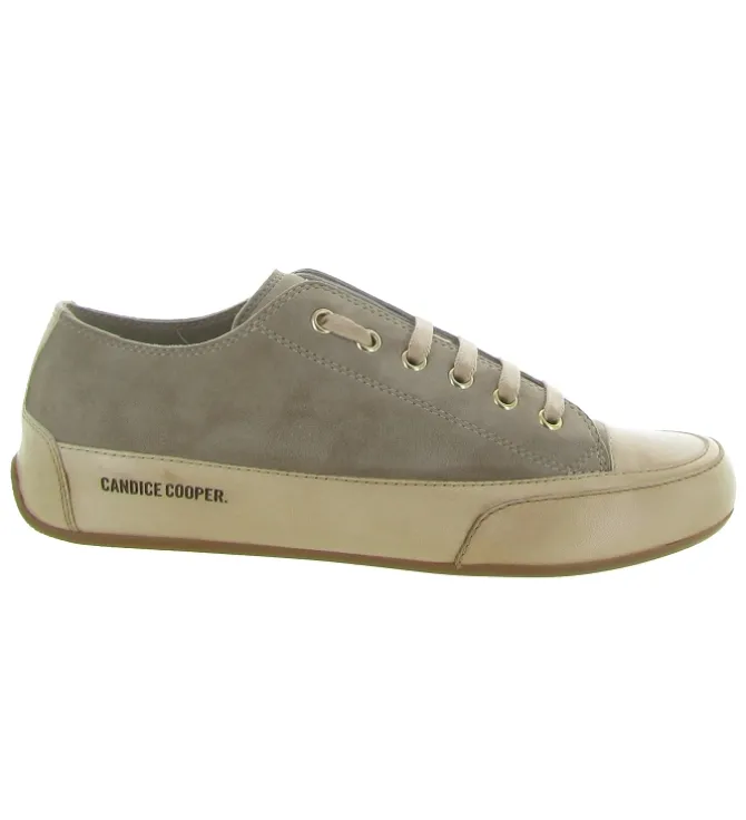 chaussures a lacets - Détente - femme - Cuir - Gris - Candice cooper